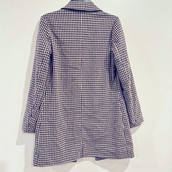 Sanctuary Polyester One-Button Blazer Jacket Carly Coat(Saddle Houndstooth) XS - Picture 8 of 11